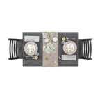 Sottopiatto rivestito Achillea Beige set da 2 pezzi