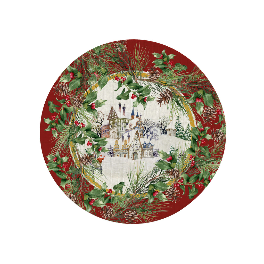 Sottopiatto Christmas Village (Set 2 Pezzi)