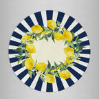 Sottopiatto rivestito Lemon set da 2 pezzi