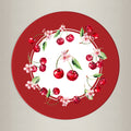 Sottopiatto rivestito Cherry set da 2 pezzi