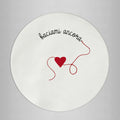 Sottopiatto rivestito Loving "Baciami Ancora" set da 2 pezzi