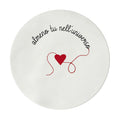 Sottopiatto rivestito Loving "almeno tu nell'universo" set da 2 pezzi