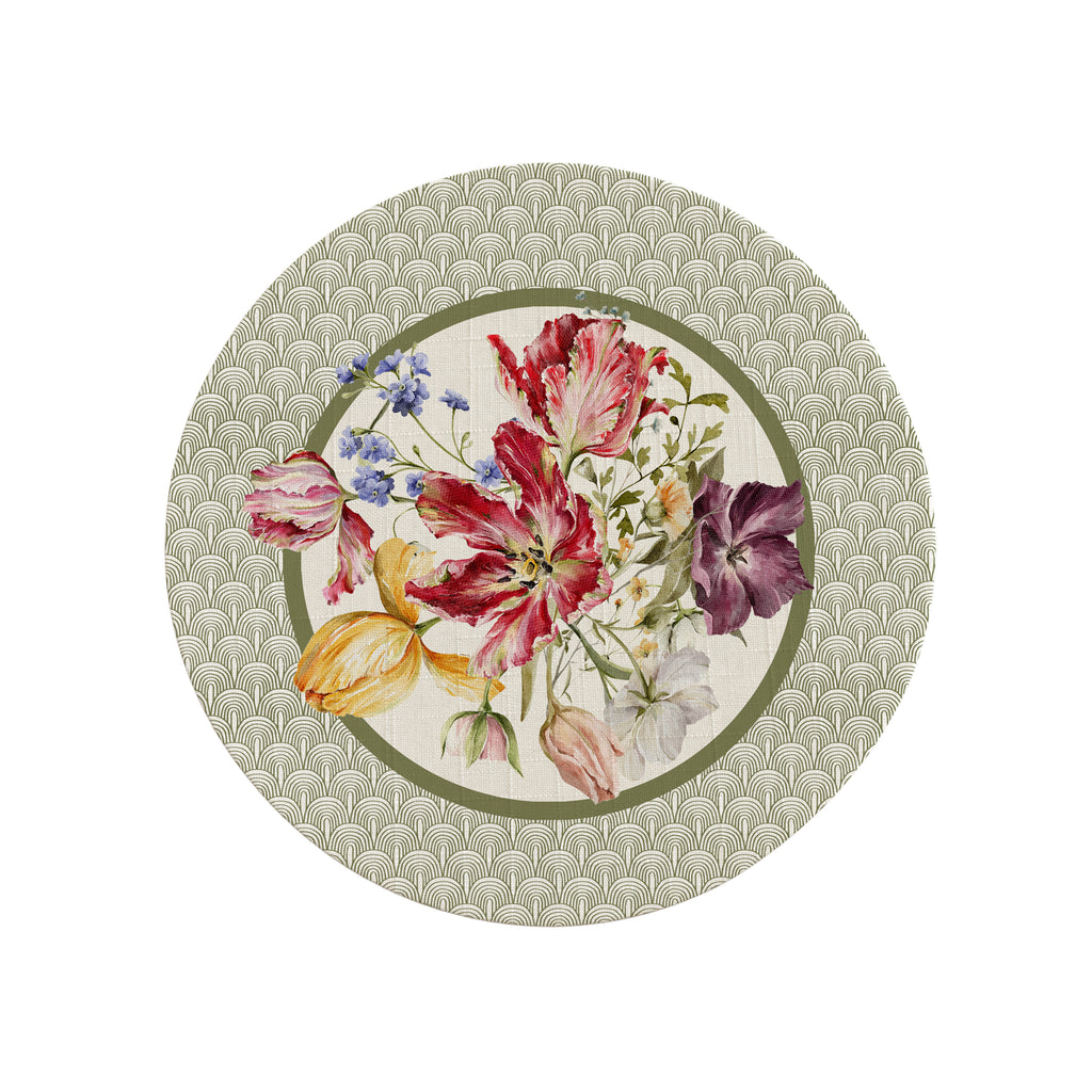 Sottopiatto Tulip Avorio (Set 2 Pezzi)