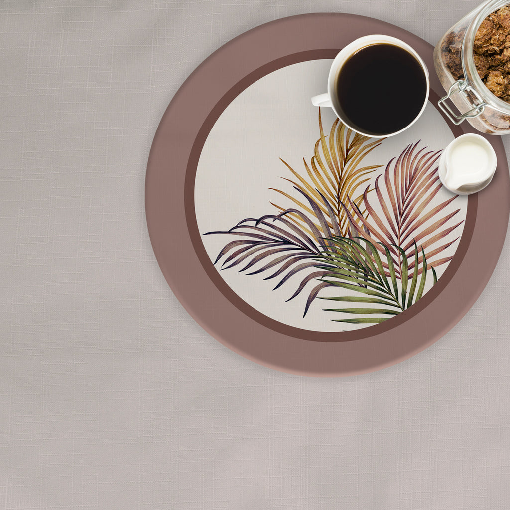 Sottopiatto Palm Malva (Set 2 Pezzi)