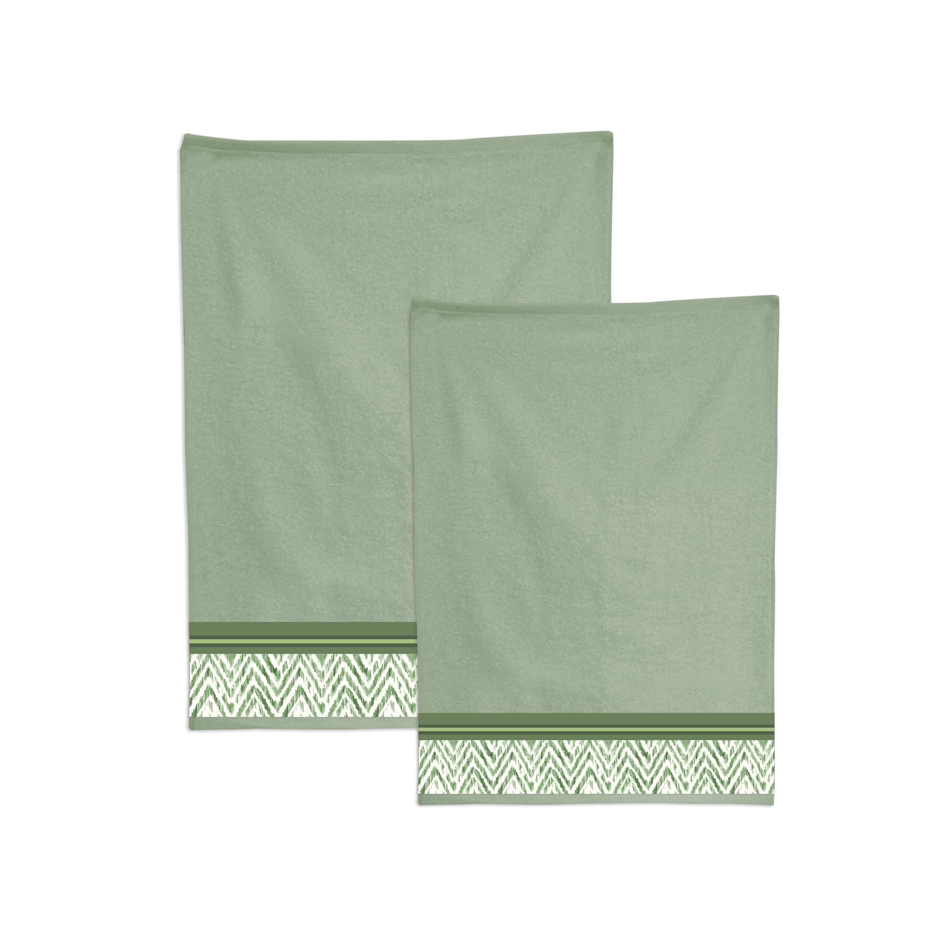 Coppia spugne onde verdi