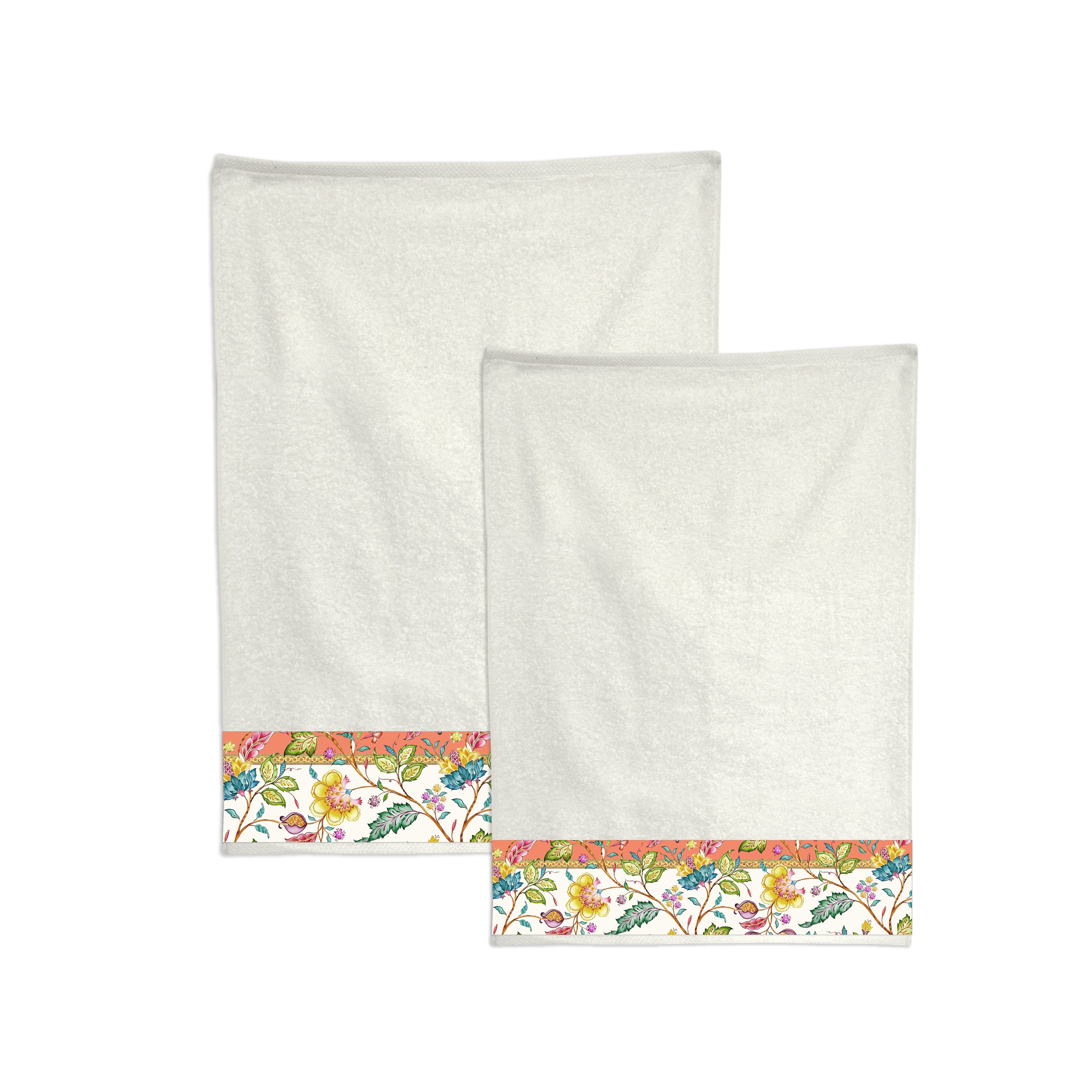 Asciugamani Indira fiori colorati