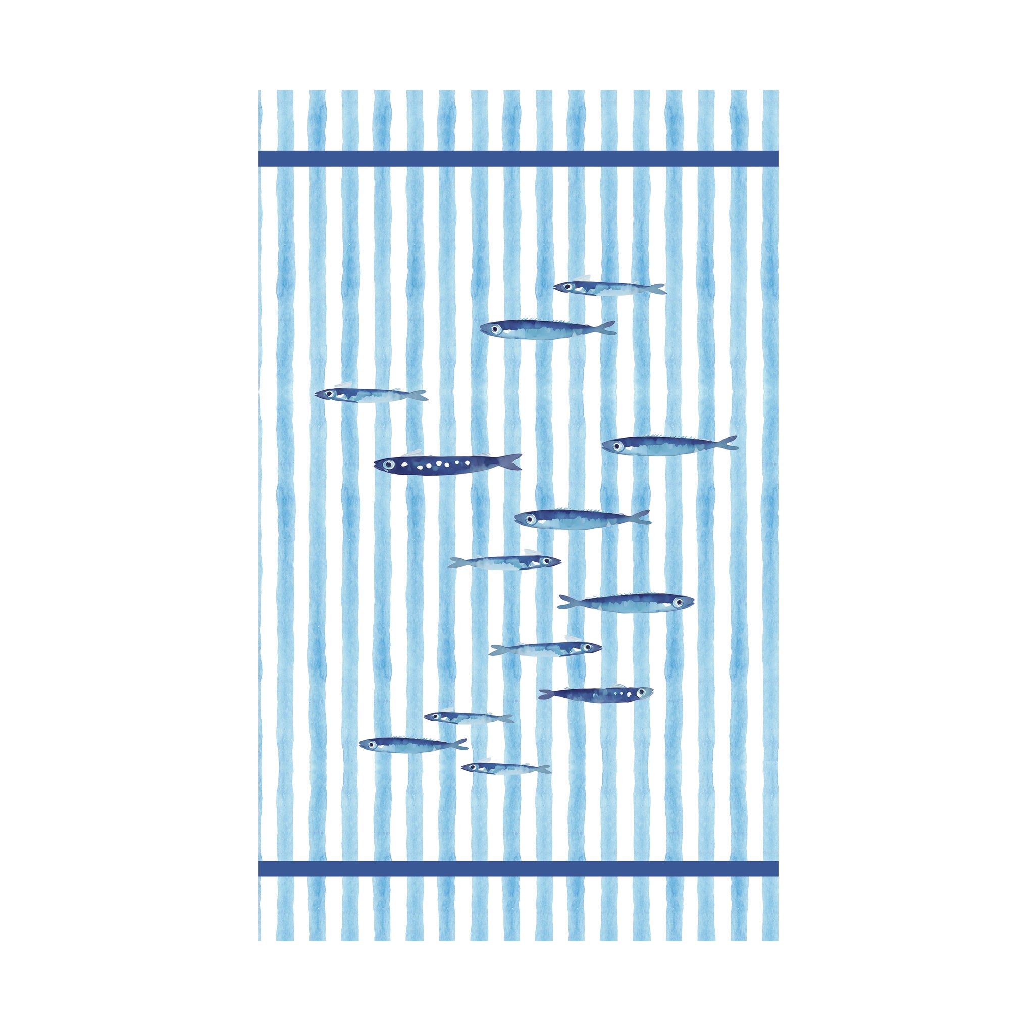Maxi Sardine beach towel