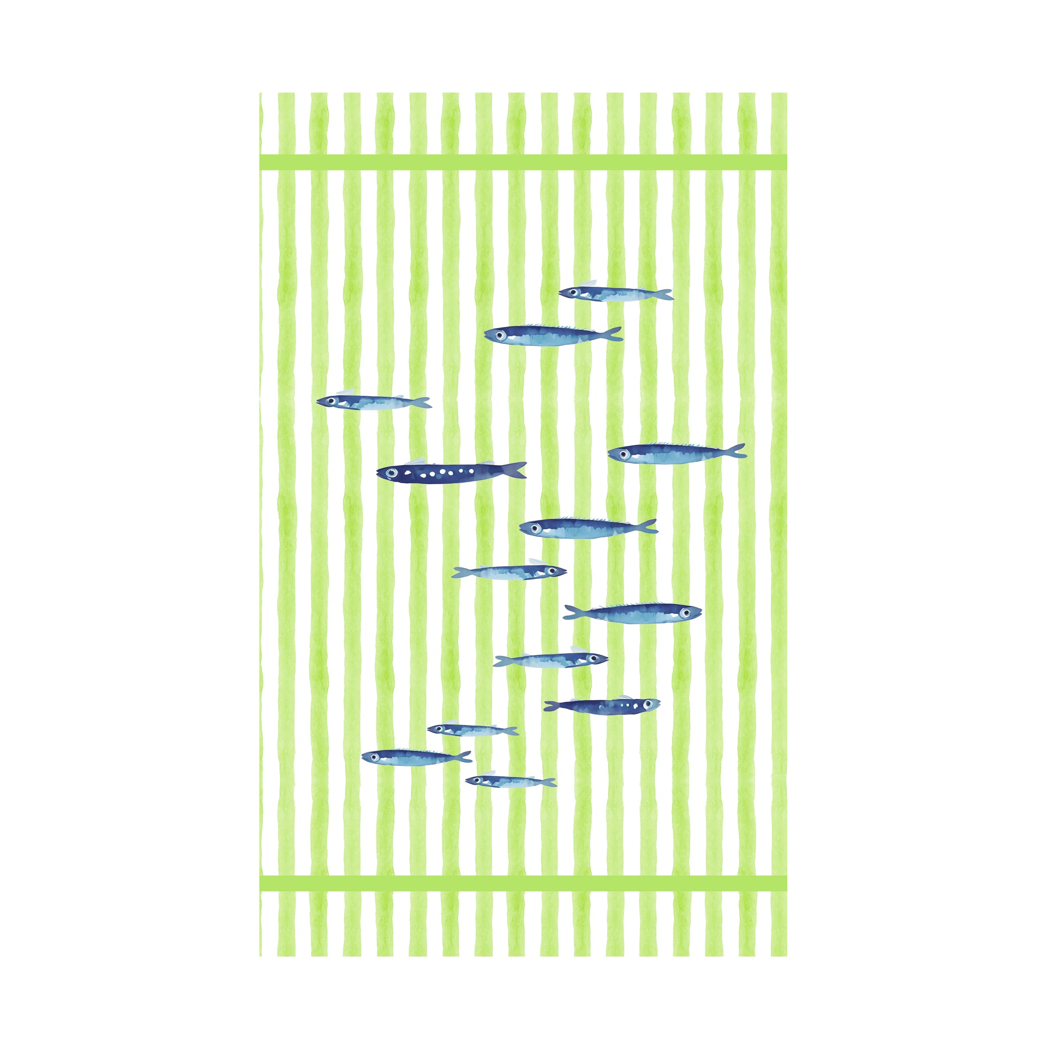Maxi Sardine beach towel