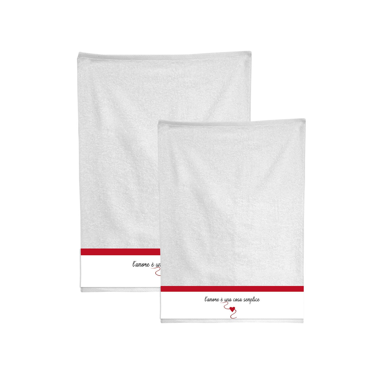 Coppia spugne Loving "l'amore è una cosa semplice"