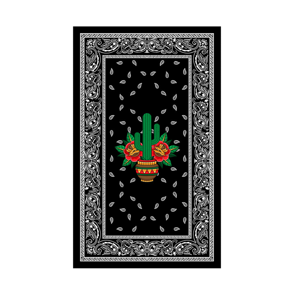 Large Tattoo Cactus canvas