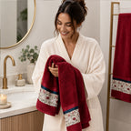 Asciugamani Naim Bordeaux