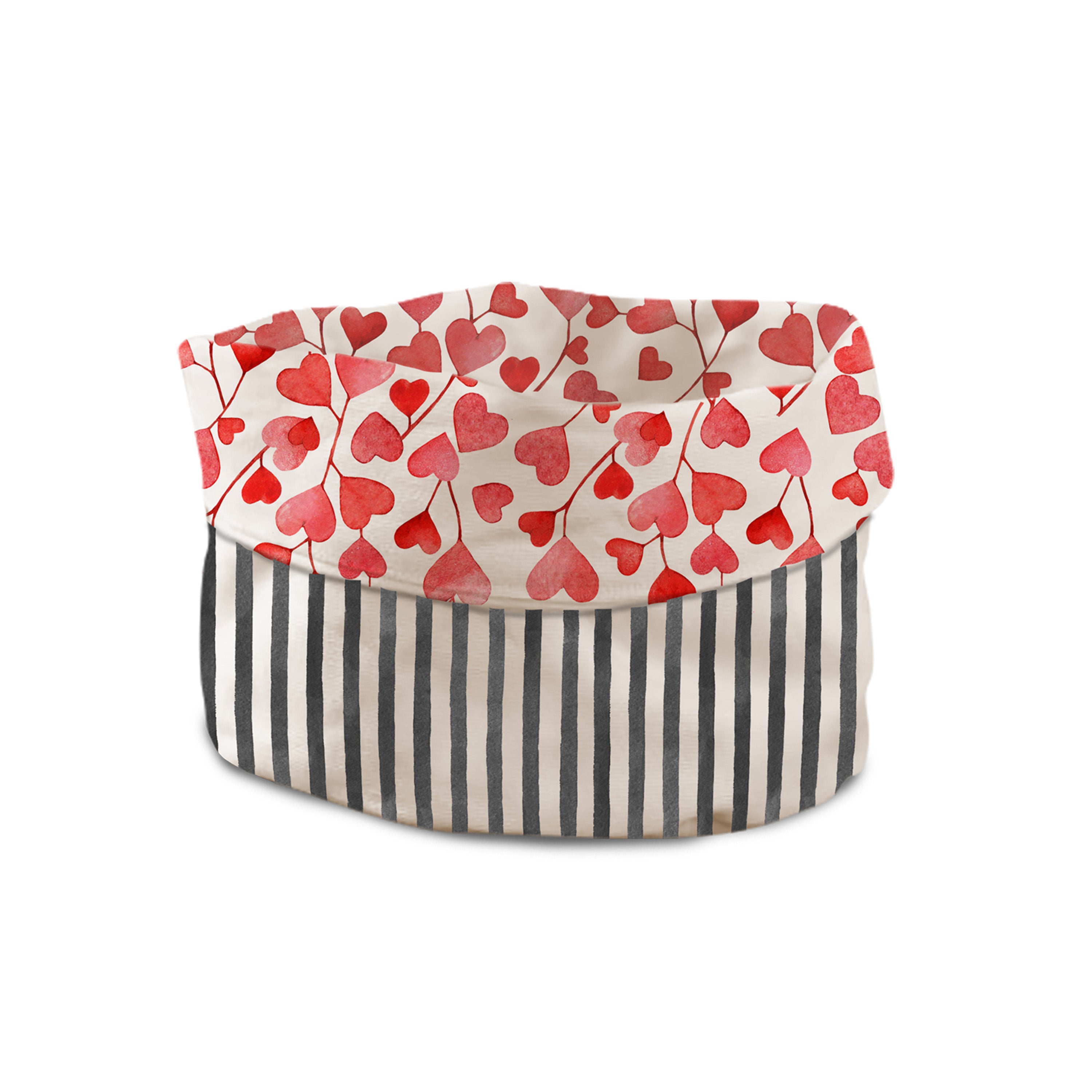 Storage basket Secret Love Black stripes
