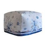 Coralline Square Pouf