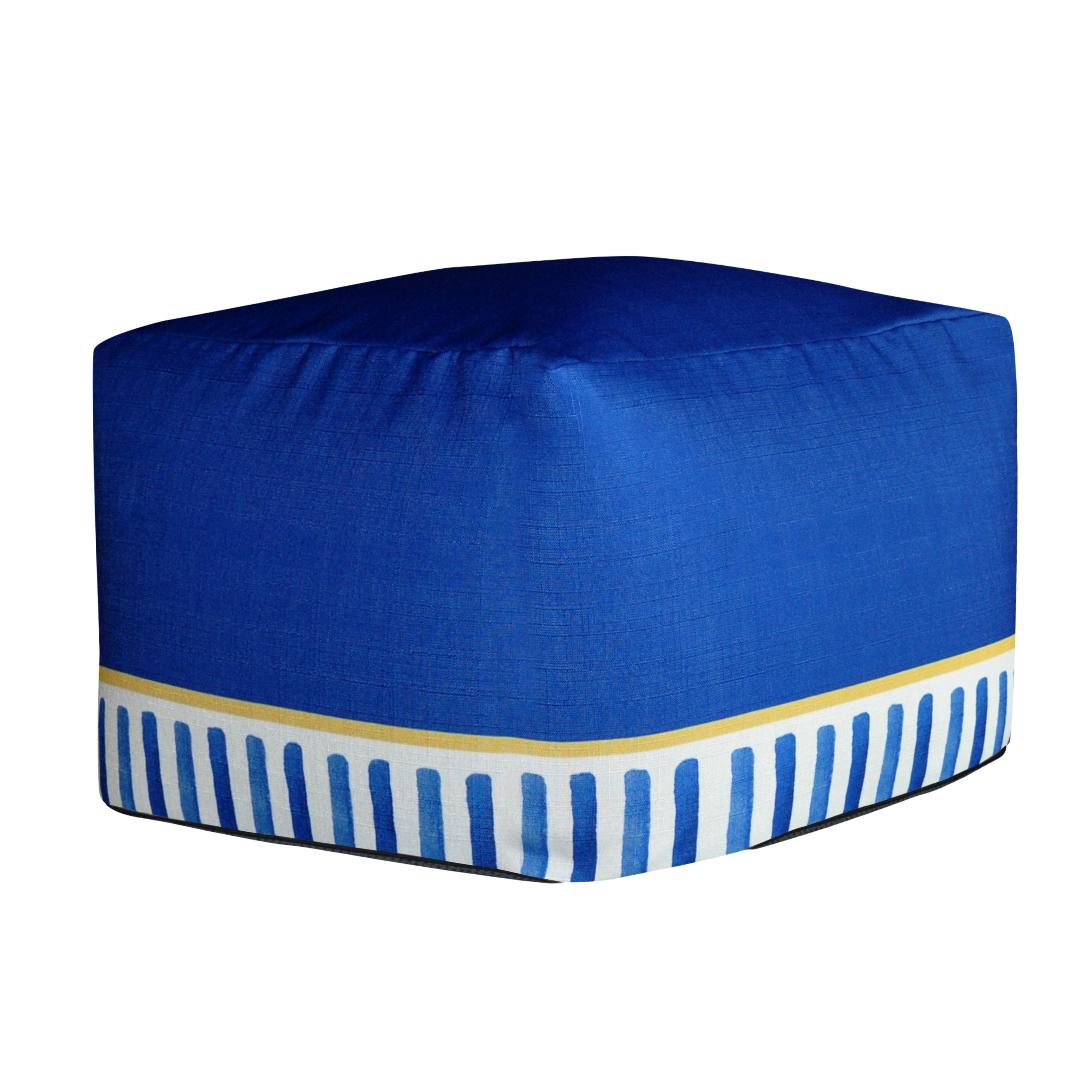 Pouf Quadrato Yoko blu