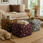 Pouf Quadrato Pois
