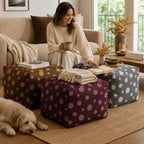 Pouf Quadrato Pois