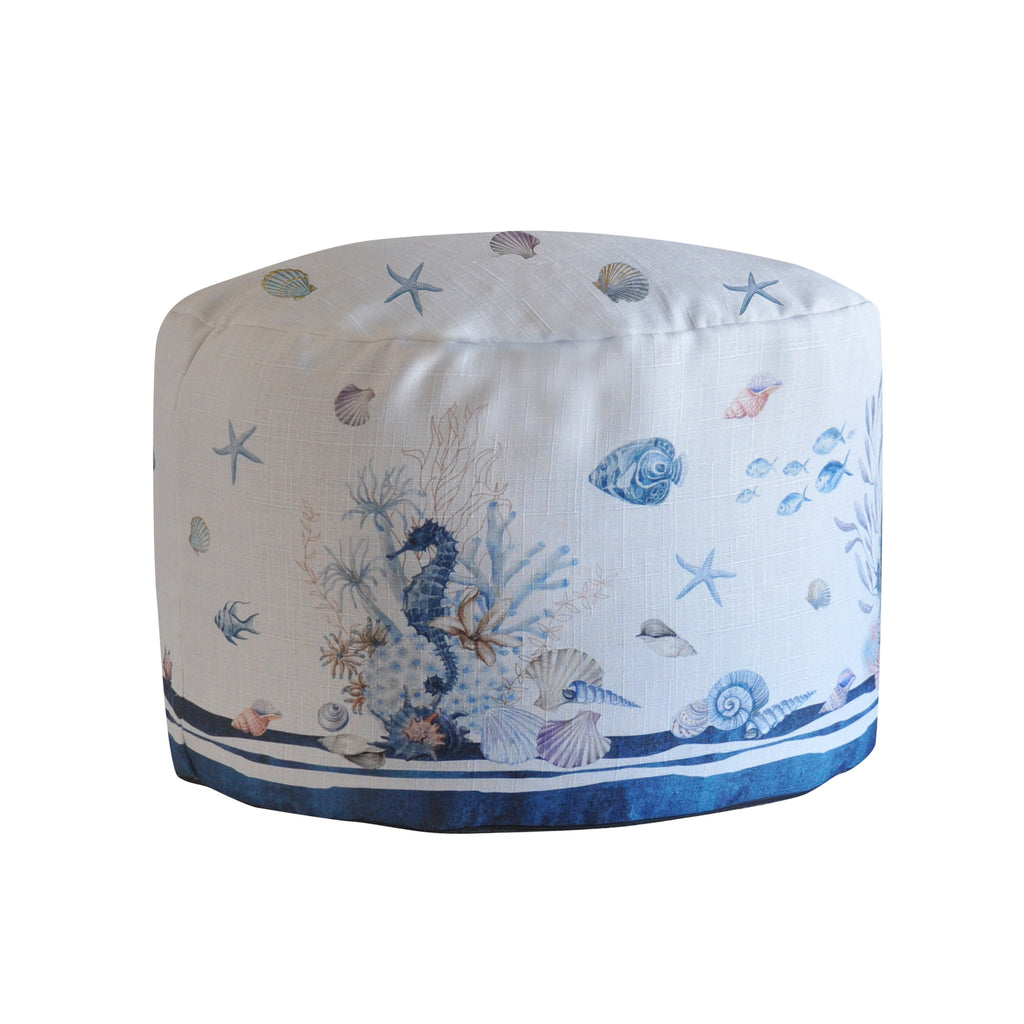 Coralline Round Ottoman