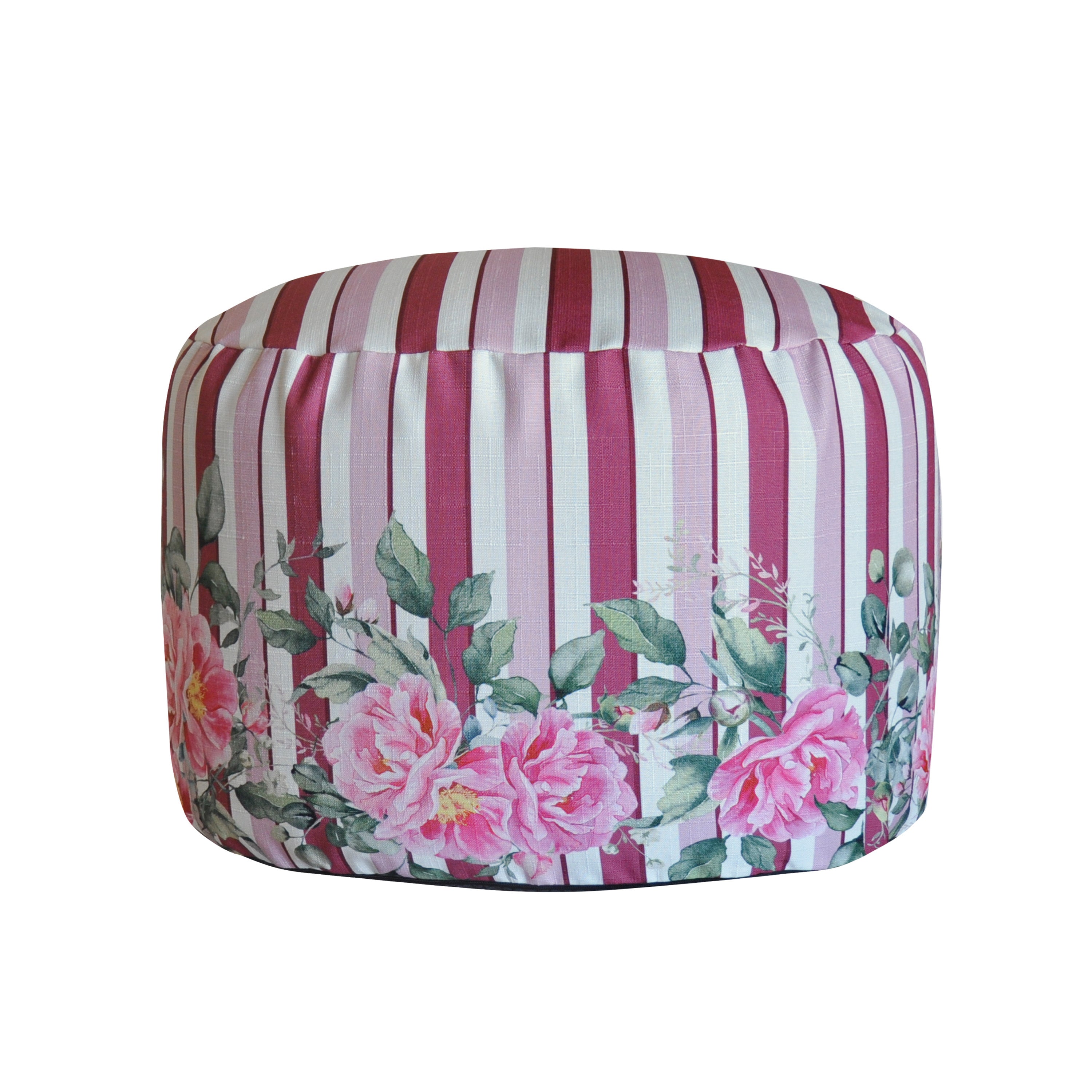Pouf Rotondo Peony rosa