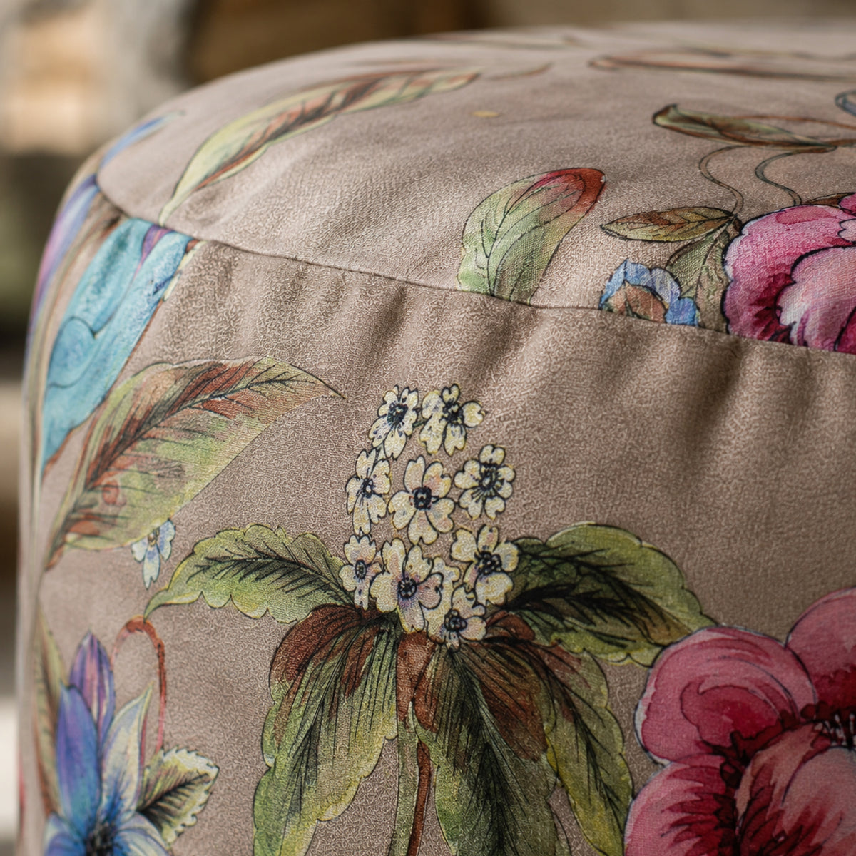 Pouf Rotondo Astor Beige