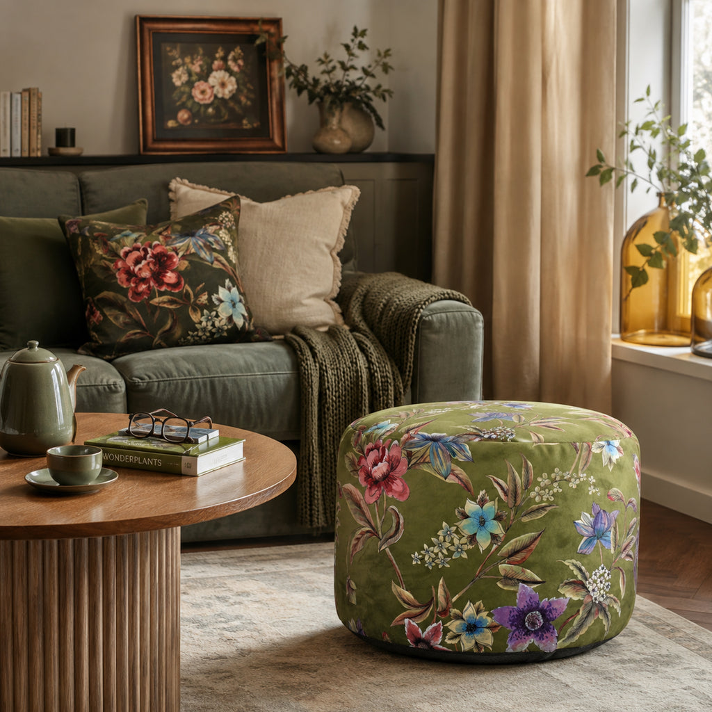 Pouf Rotondo Astor Verde