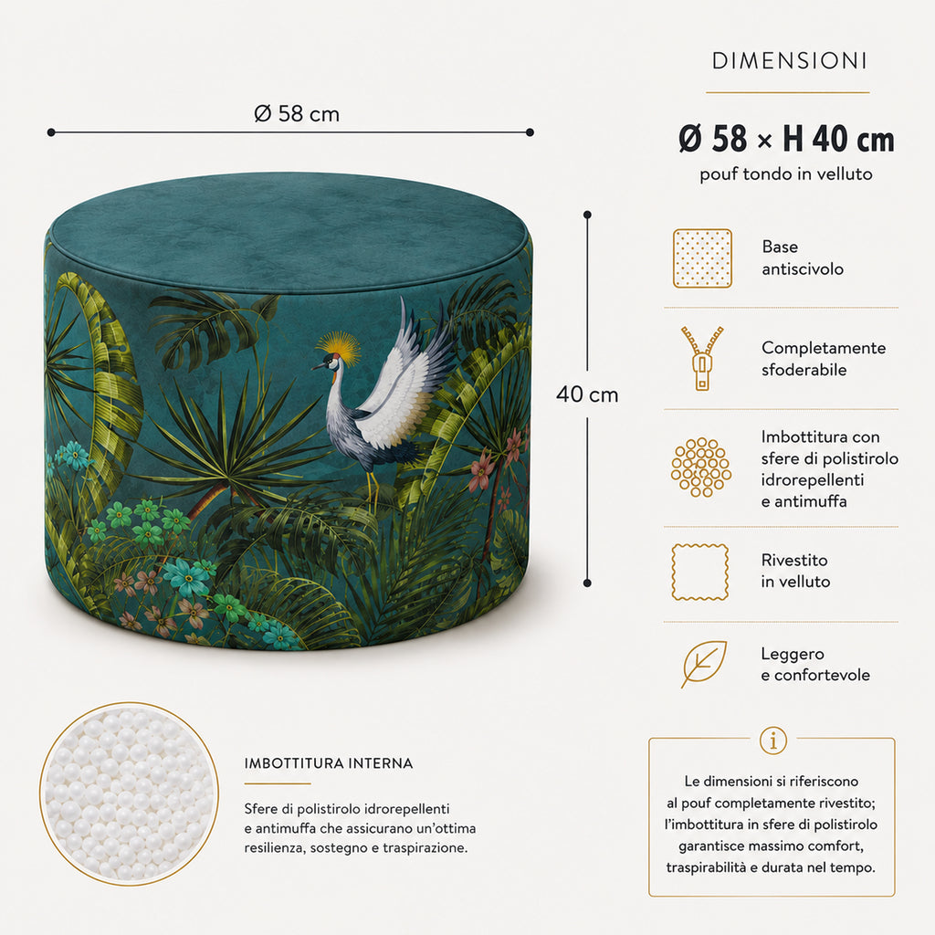 Pouf Rotondo Ardea