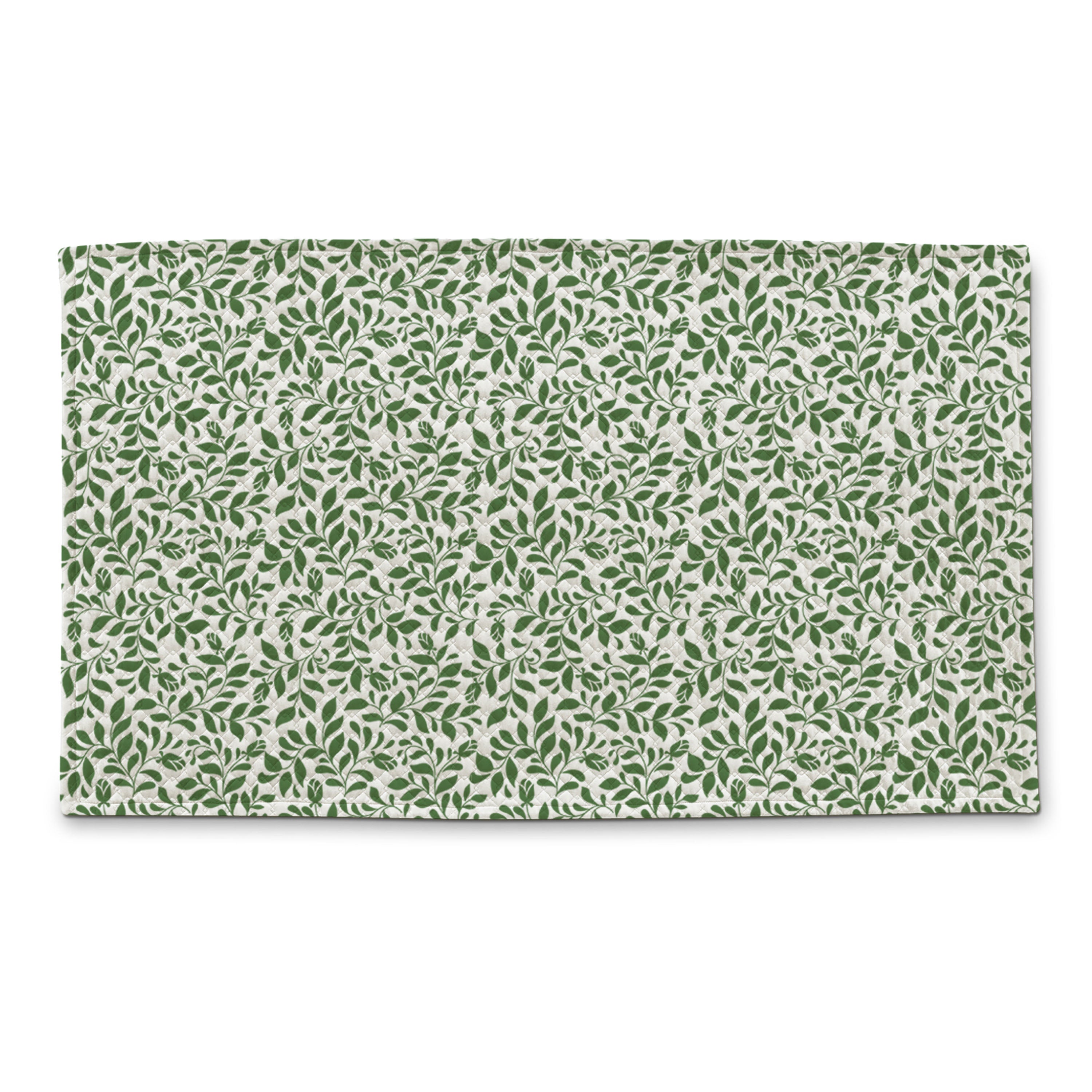 Tappeto Velluto righe verdi fiori