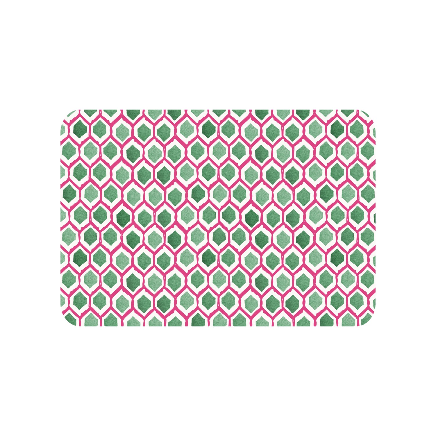 Tappeto Yoko mosaico fucsia