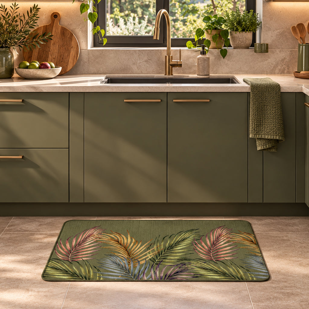 Tappeto Da Cucina Palm Verde