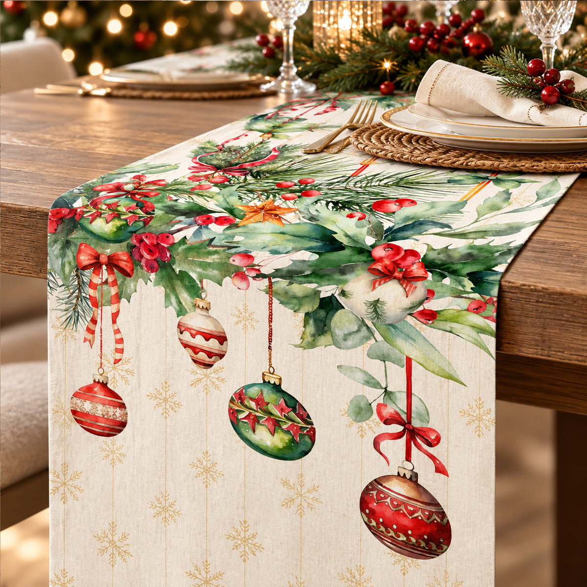 Runner Christmas Bubbles