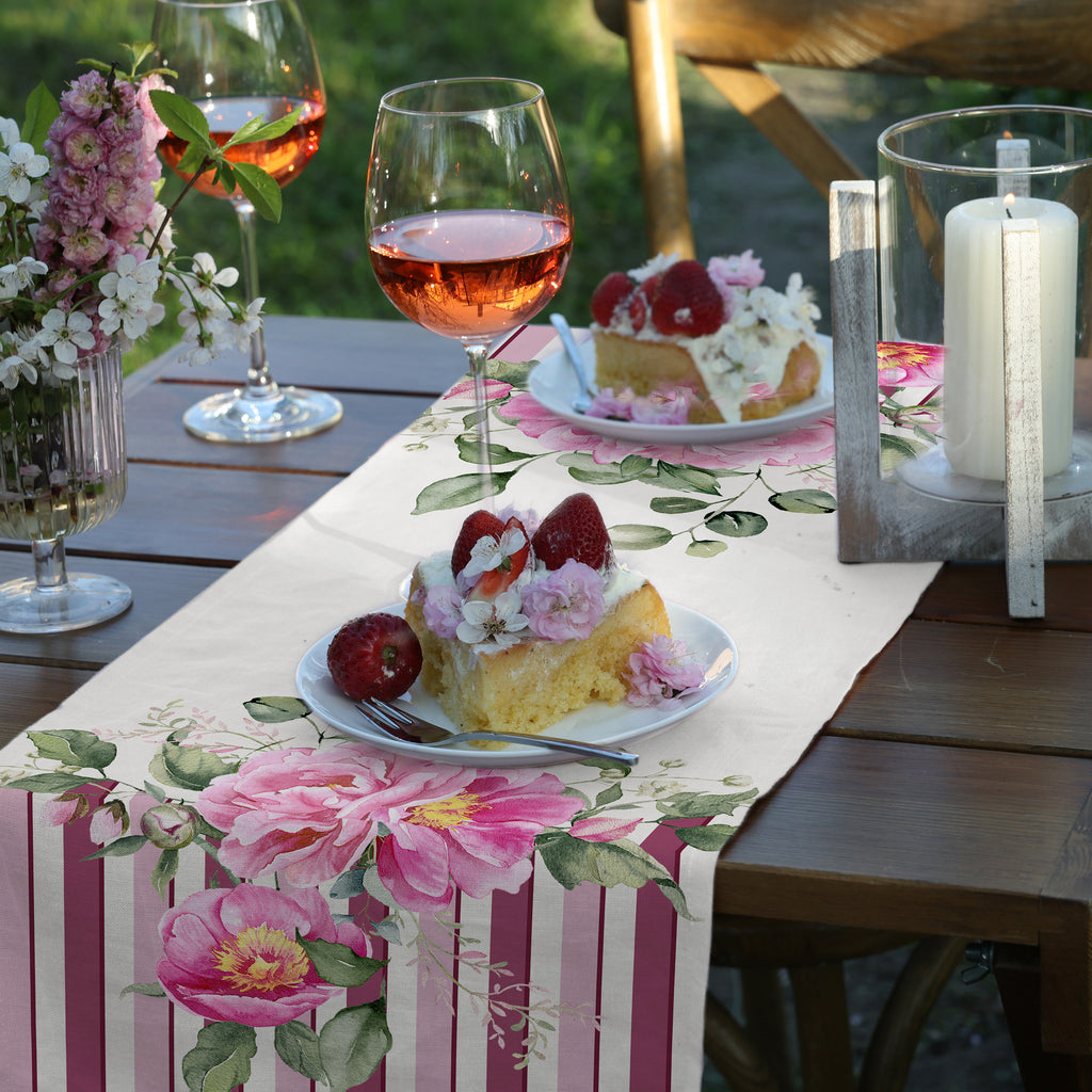 Runner Peony Rosa
