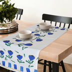 Yoko blue flowers runner