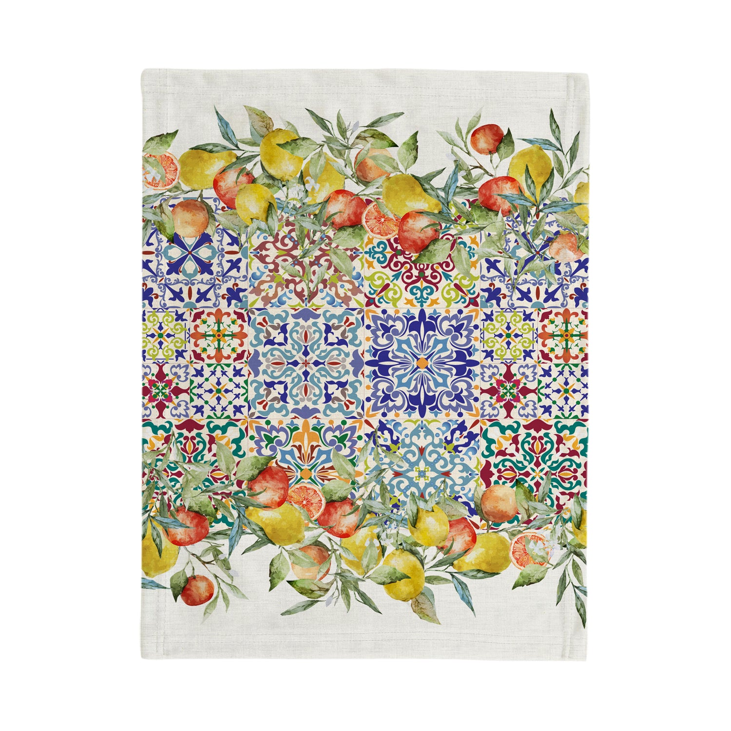 Sorrento Orange Tea Towel