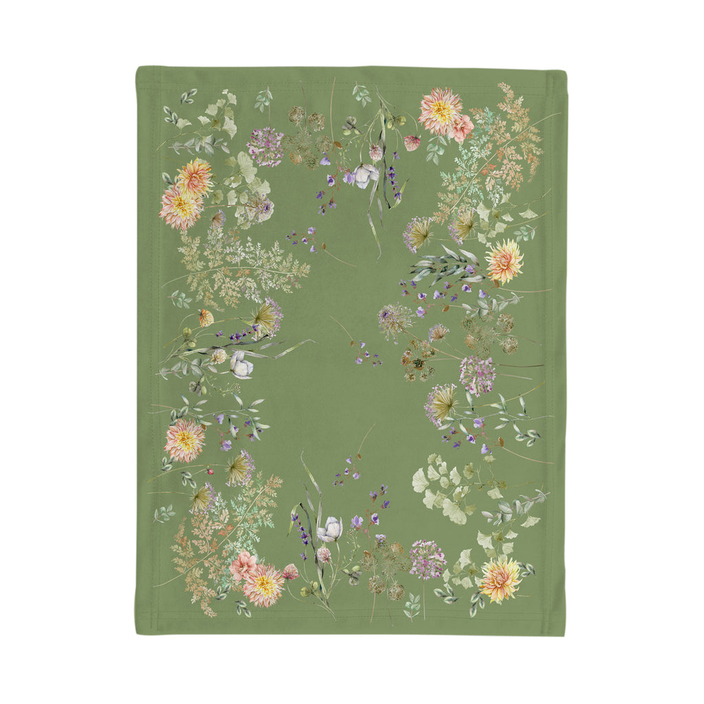 Achillea Green Tea Towel