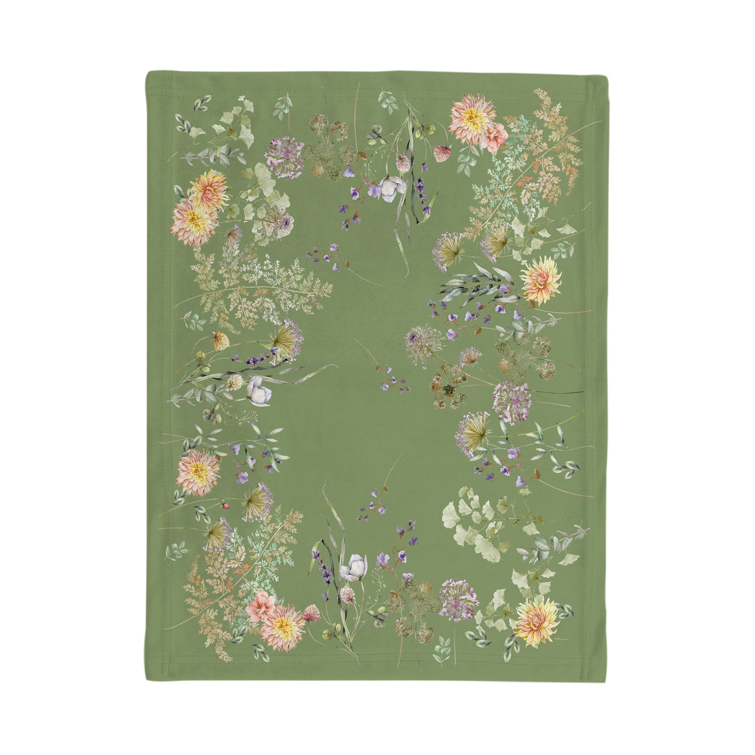 Achillea Green Tea Towel