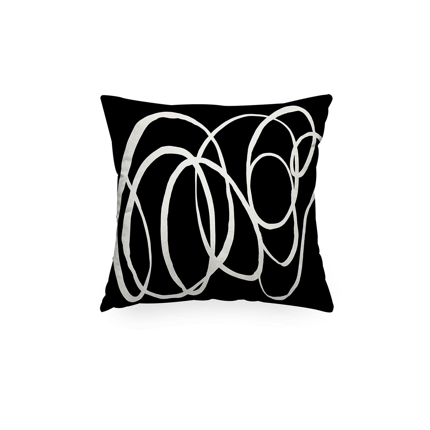 Cuscino stampato Moma in velluto