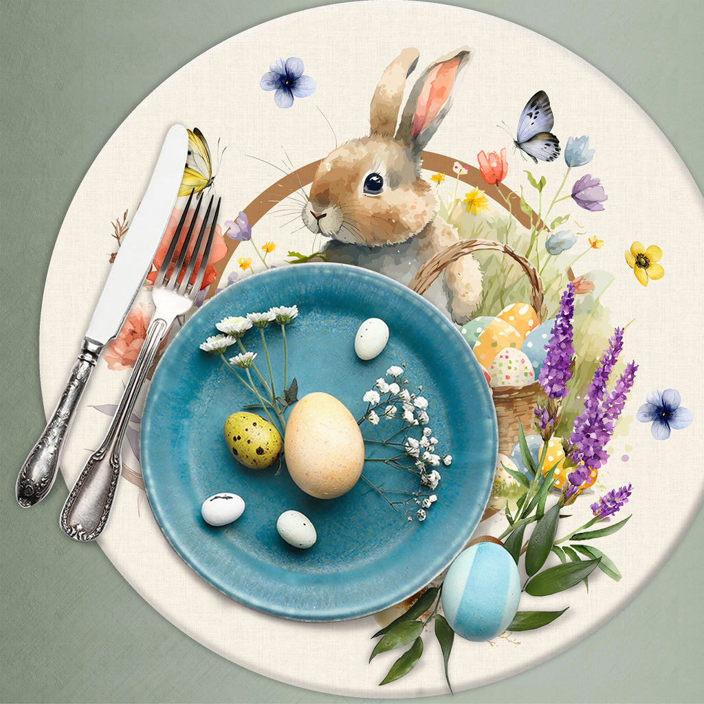 Sottopiatto rivestito Felice Pasqua set da 2 pezzi